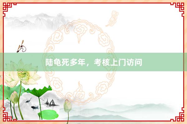 陆龟死多年，考核上门访问